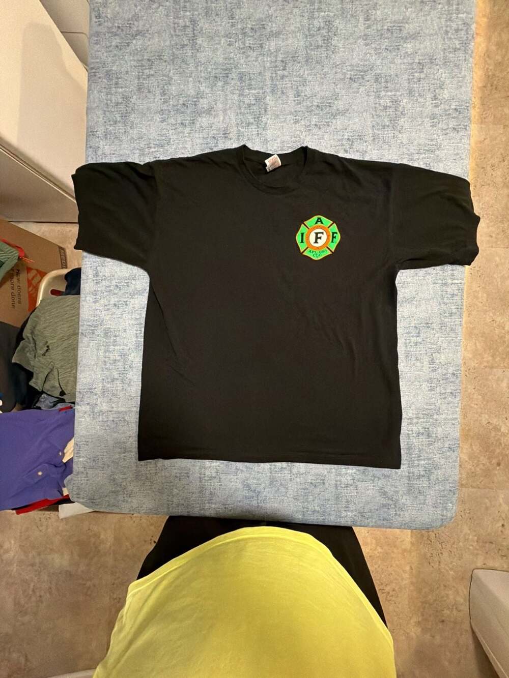 Bayside Danbury Professional Firefighters Brotherhood Black T-Shirt XL